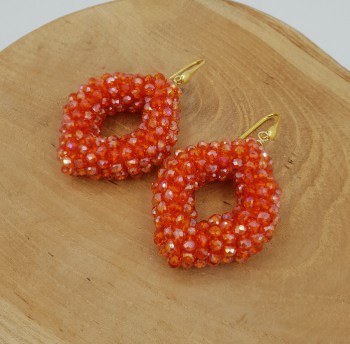 glassberry earrings oorbellen braam lot sprankling oranje _2